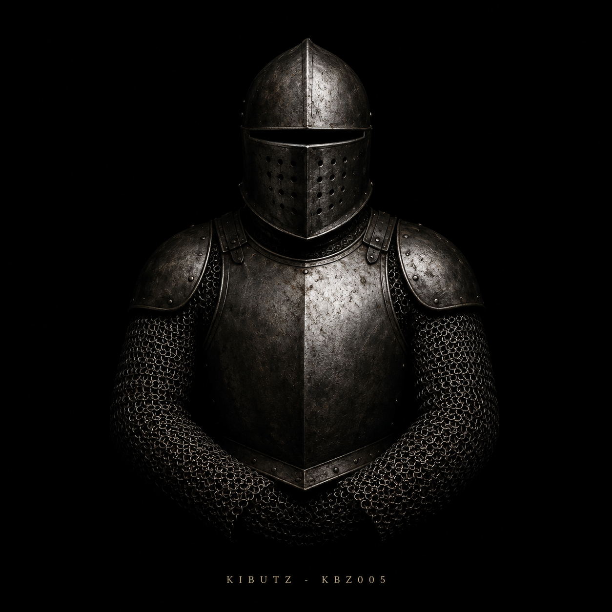 Full Plate — armure luminescente, illustration Kibutz
